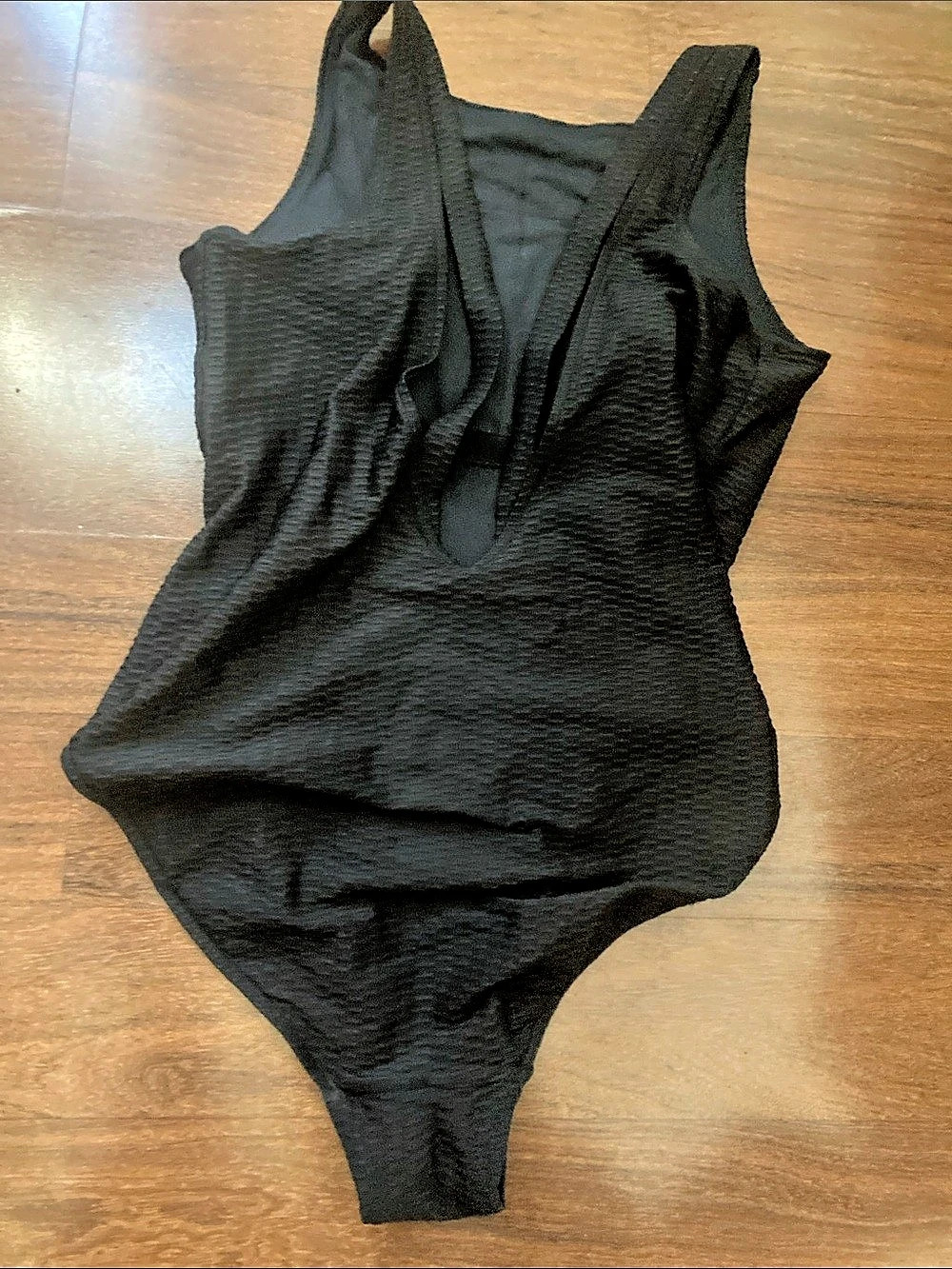 Seafolly High Black Neck One Piece Size 10 - Picture 3 of 5